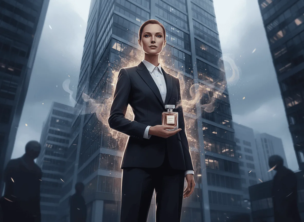 Capa do post Perfumes Para Quem Trabalha em Ambiente Tóxico Mas Não Pode Sair: Sua Armadura Olfativa Para a Guerra Corporativa