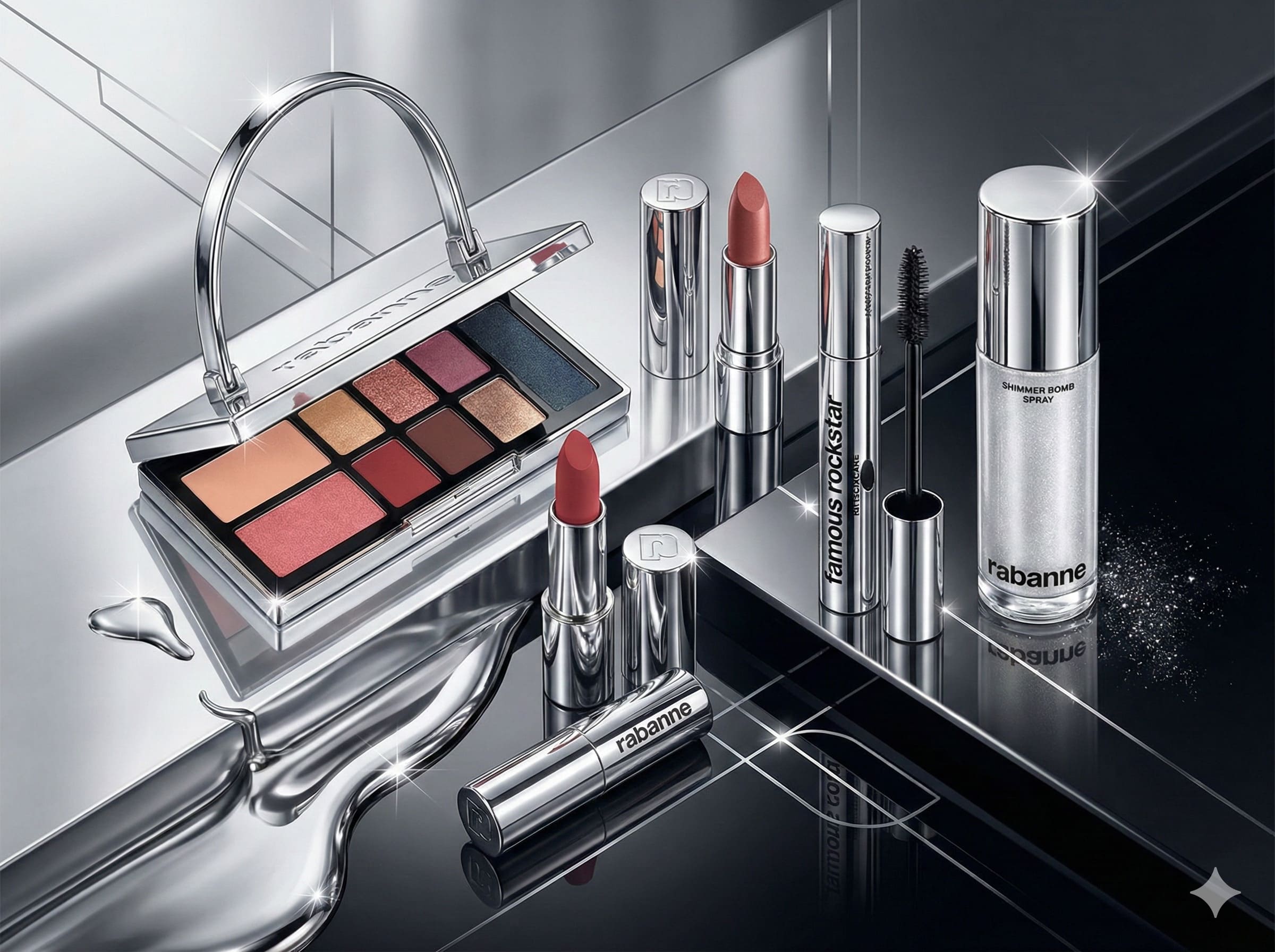 Capa do post Rabanne Makeup: A Revolução da Beleza Parisiense que Chegou para Reescrever Suas Regras de Maquiagem